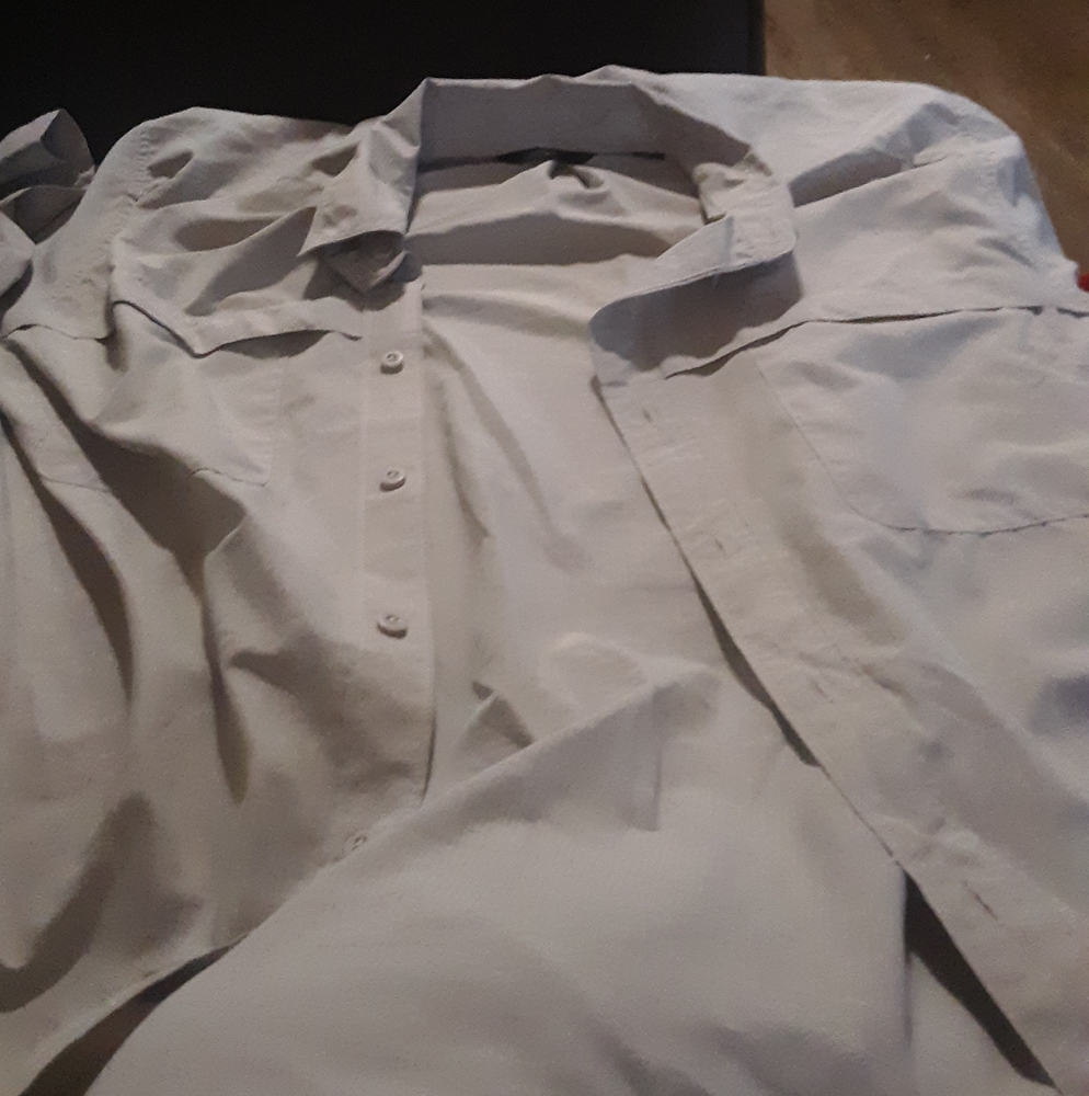 Cream Color Men's Polo 2XL